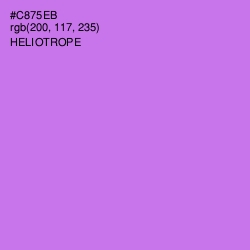 #C875EB - Heliotrope Color Image