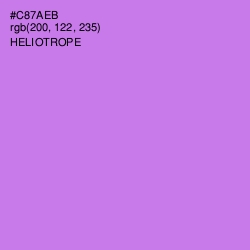 #C87AEB - Heliotrope Color Image