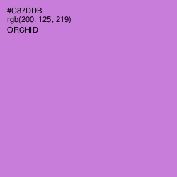 #C87DDB - Orchid Color Image