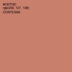 #C87F6C - Contessa Color Image