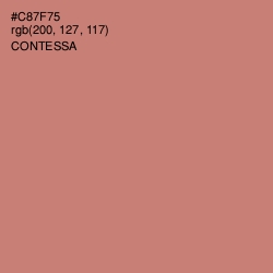 #C87F75 - Contessa Color Image