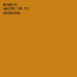 #C88015 - Geebung Color Image