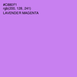 #C880F1 - Lavender Magenta Color Image