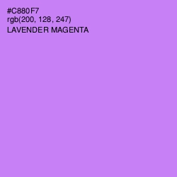 #C880F7 - Lavender Magenta Color Image