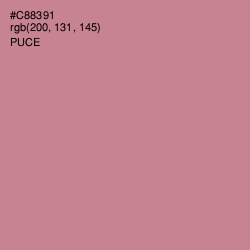 #C88391 - Puce Color Image