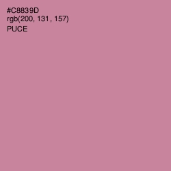 #C8839D - Puce Color Image