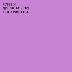 #C883D4 - Light Wisteria Color Image