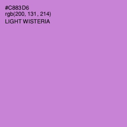#C883D6 - Light Wisteria Color Image