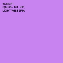 #C883F1 - Light Wisteria Color Image
