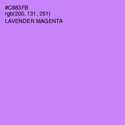 #C883FB - Lavender Magenta Color Image