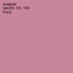 #C8859E - Puce Color Image