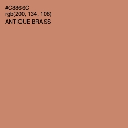 #C8866C - Antique Brass Color Image