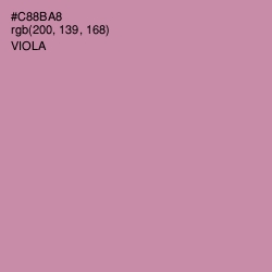 #C88BA8 - Viola Color Image