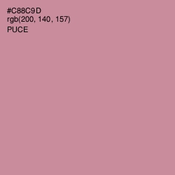 #C88C9D - Puce Color Image