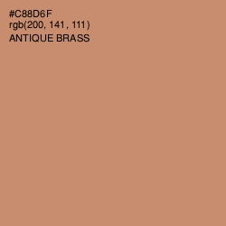 #C88D6F - Antique Brass Color Image