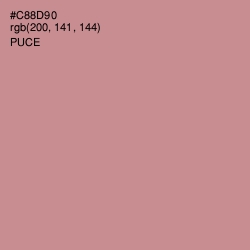 #C88D90 - Puce Color Image