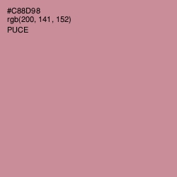 #C88D98 - Puce Color Image