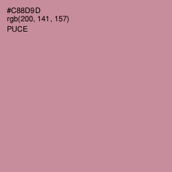 #C88D9D - Puce Color Image