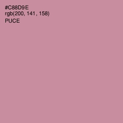 #C88D9E - Puce Color Image