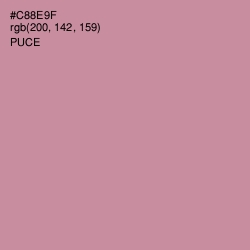 #C88E9F - Puce Color Image