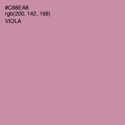 #C88EA8 - Viola Color Image