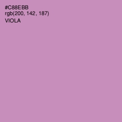 #C88EBB - Viola Color Image