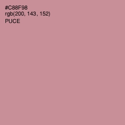 #C88F98 - Puce Color Image