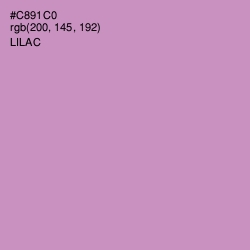 #C891C0 - Lilac Color Image