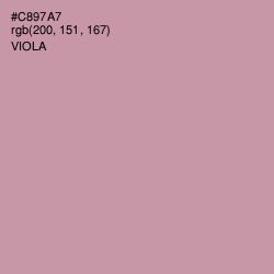 #C897A7 - Viola Color Image