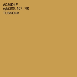 #C89D4F - Tussock Color Image