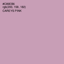 #C89EB6 - Careys Pink Color Image