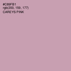 #C89FB1 - Careys Pink Color Image