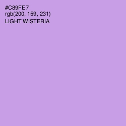 #C89FE7 - Light Wisteria Color Image