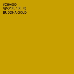 #C8A000 - Buddha Gold Color Image