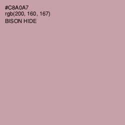 #C8A0A7 - Bison Hide Color Image