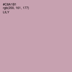 #C8A1B1 - Lily Color Image