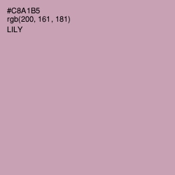 #C8A1B5 - Lily Color Image
