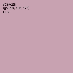 #C8A2B1 - Lily Color Image