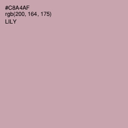 #C8A4AF - Lily Color Image