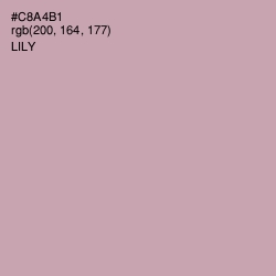 #C8A4B1 - Lily Color Image