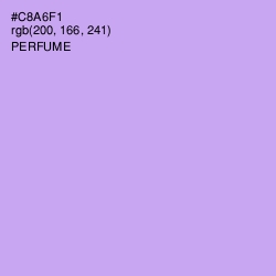 #C8A6F1 - Perfume Color Image