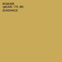 #C8AA58 - Sundance Color Image