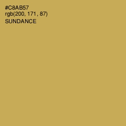 #C8AB57 - Sundance Color Image