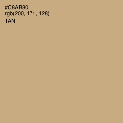 #C8AB80 - Tan Color Image