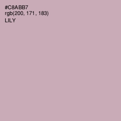 #C8ABB7 - Lily Color Image