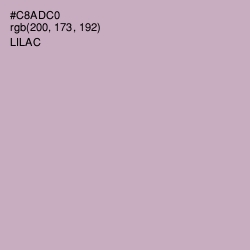 #C8ADC0 - Lilac Color Image