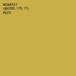 #C8AF47 - Roti Color Image