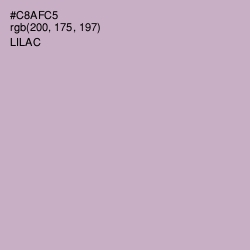 #C8AFC5 - Lilac Color Image