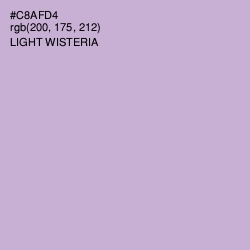 #C8AFD4 - Light Wisteria Color Image