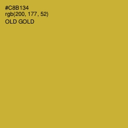 #C8B134 - Old Gold Color Image